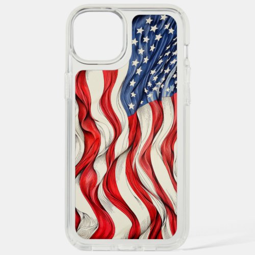 United States American Flag iPhone 15 Plus Case