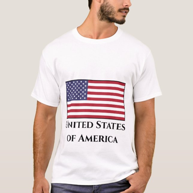 United States (American) Flag T-Shirt (Front)