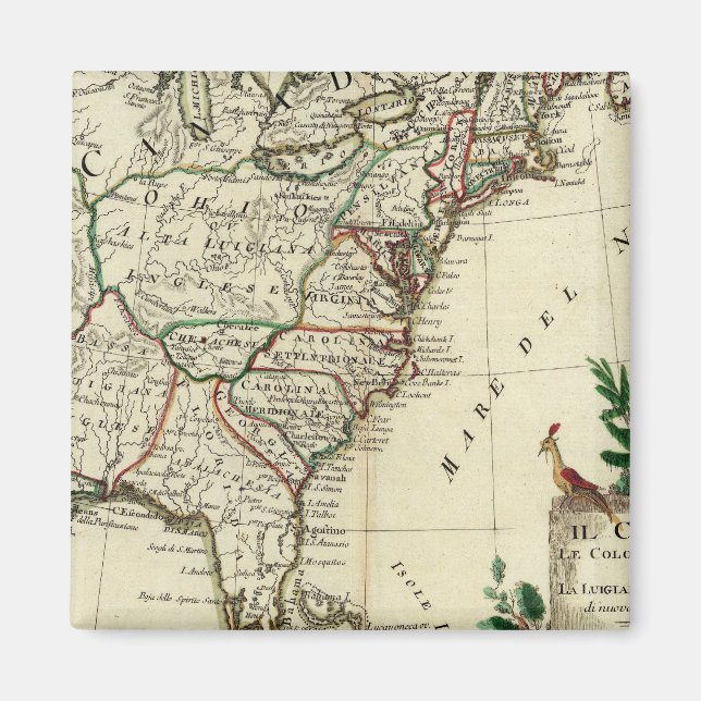 United States and Canada Magnet (Front)