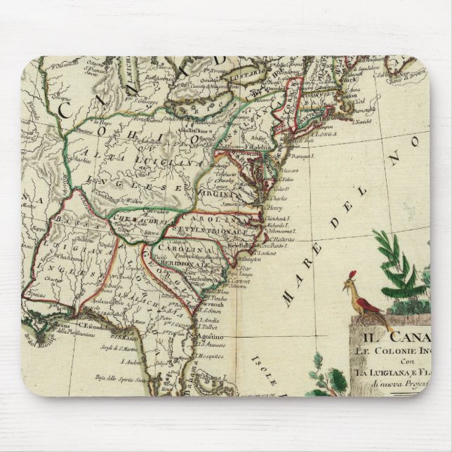 United States and Canada Mouse Pad (Front)