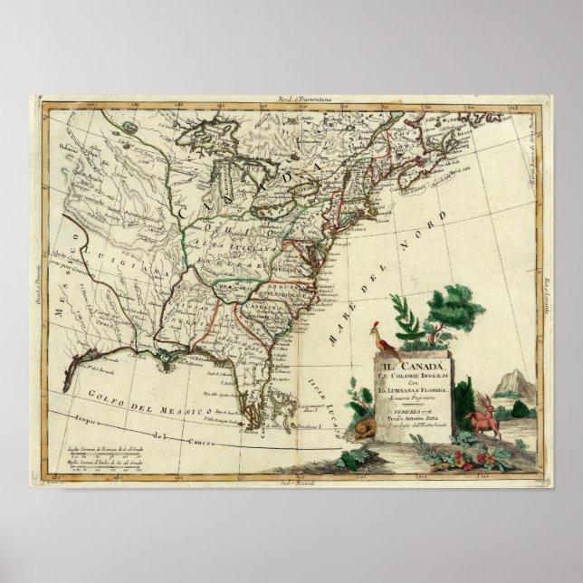 United States and Canada Poster (Front)