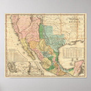 United States and Mexico Poster
