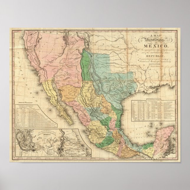 United States and Mexico Poster (Front)