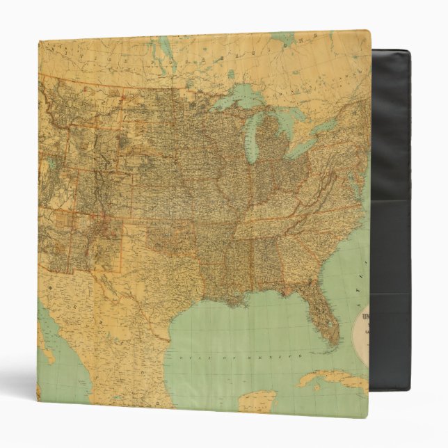 United States and Territories 3 Ring Binder (Front/Inside)