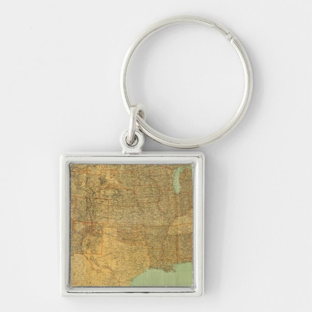 United States and Territories Keychain (Front)
