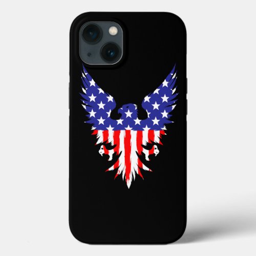 United States Bald Eagle Patriotic Symbol American iPhone 13 Case