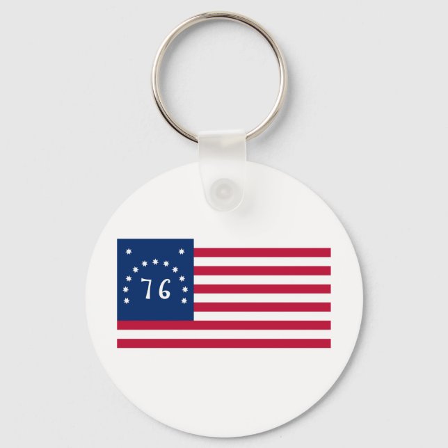 United States Bennington Flag Spirit of 76 Keychain (Front)