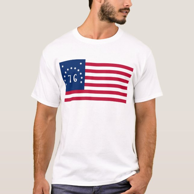 United States Bennington Flag Spirit of 76 T-Shirt (Front)