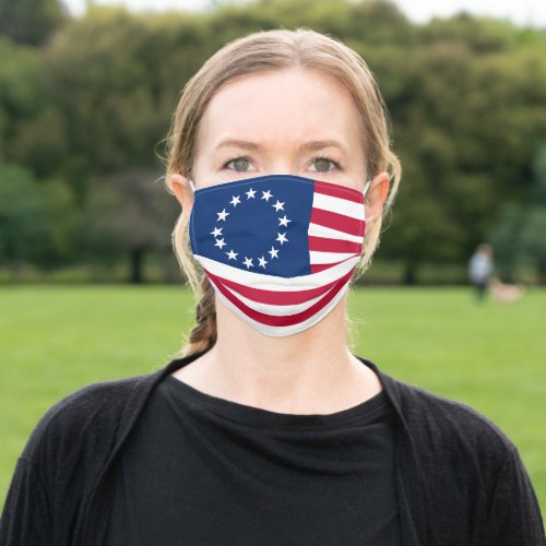 United States Betsy Ross Flag Adult Cloth Face Mask