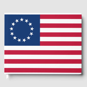 United States Betsy Ross Flag Guest Book