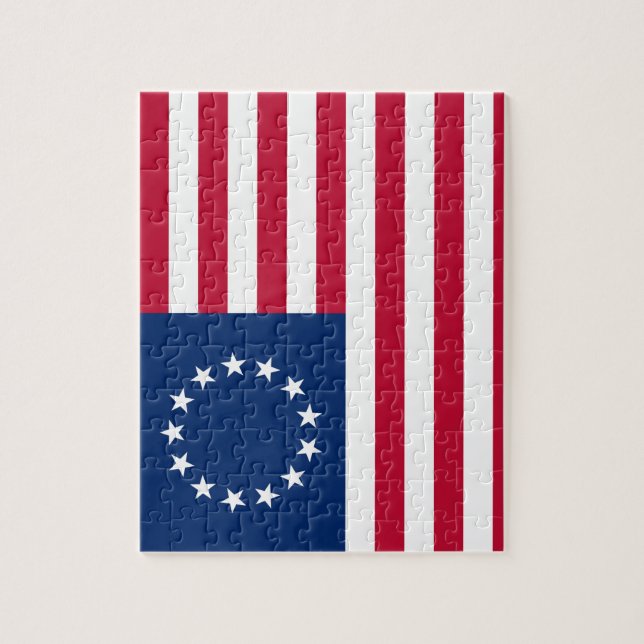 United States Betsy Ross Flag Jigsaw Puzzle (Vertical)
