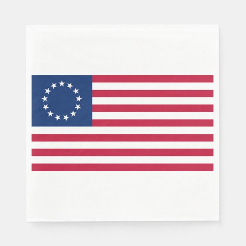 United States Betsy Ross Flag Napkins