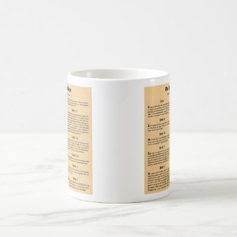 United States Bill of Rights Coffee Mug | Zazzle