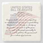 United States Bill Of Rights. First Amendment Stone Coaster