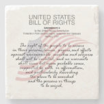 United States Bill Of Rights. Fourth Amendment Stone Coaster