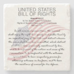 United States Bill Of Rights. Sixth Amendment Stone Coaster