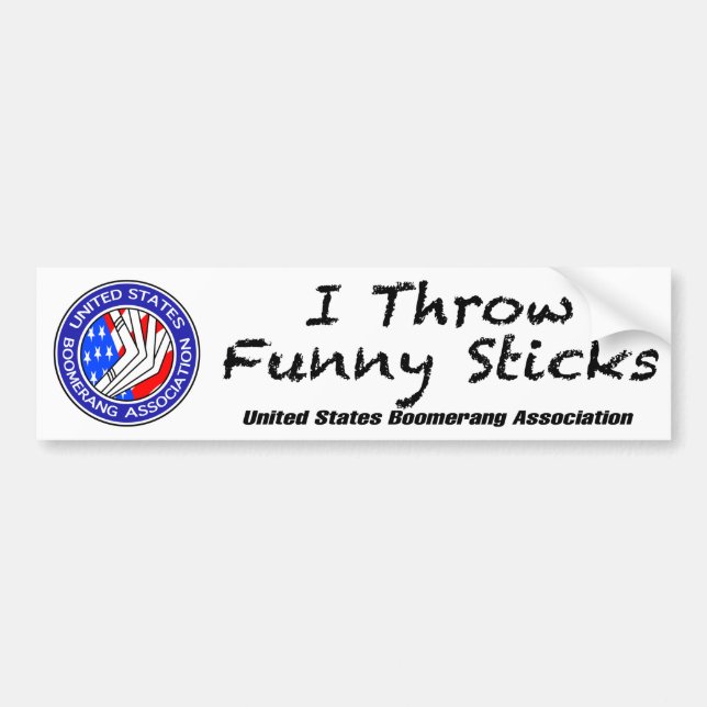 United States Boomerang Association bumper sticker (Front)