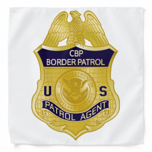 United States Border Patrol Badge Immigration Bandana