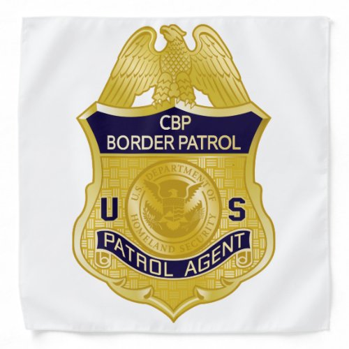 United States Border Patrol Badge Immigration Bandana