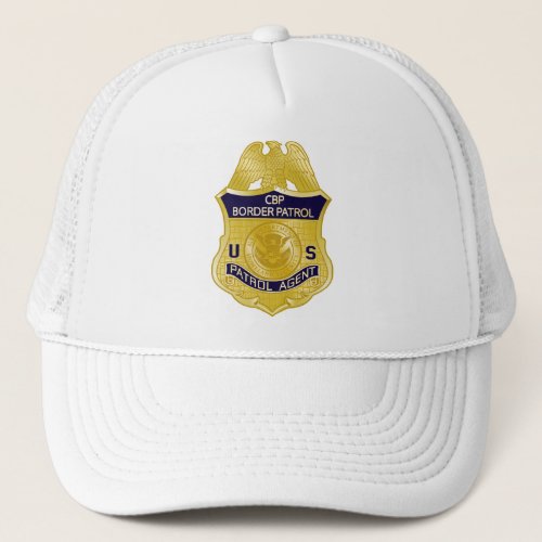 United States Border Patrol Badge Immigration Trucker Hat