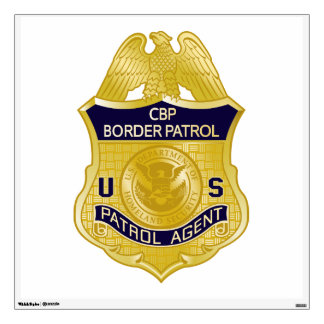 United States Border Patrol Badge Immigration Wall Decal
