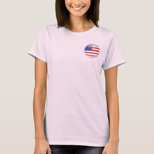 United States Bubble Flag T-Shirt (Front)