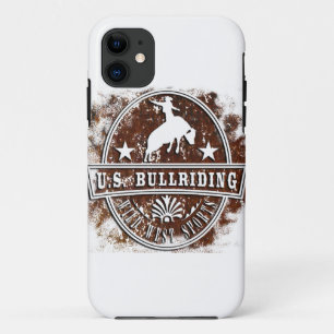 United states bull riding rodeo wild west traditon iPhone 11 case