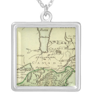 United States, Canada 2 Silver Plated Necklace