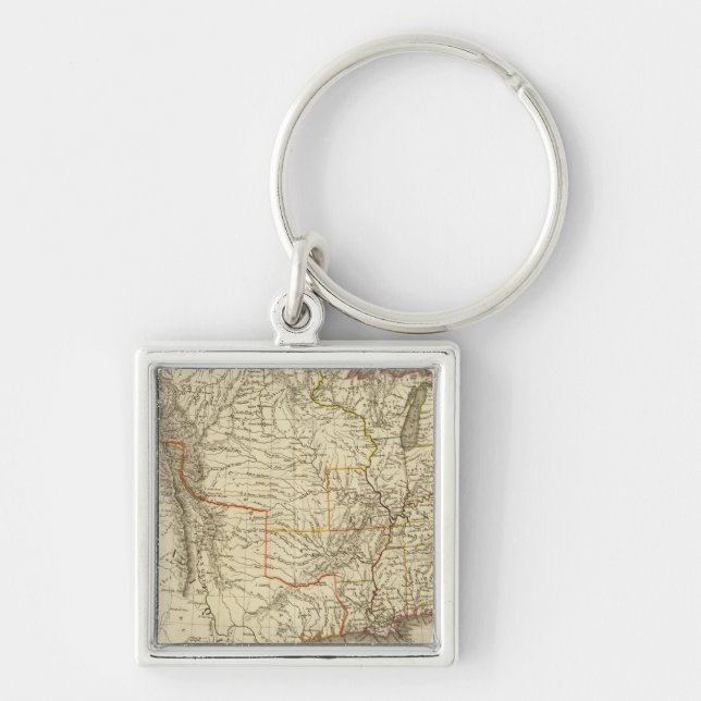 United States, Canada Keychain (Front)