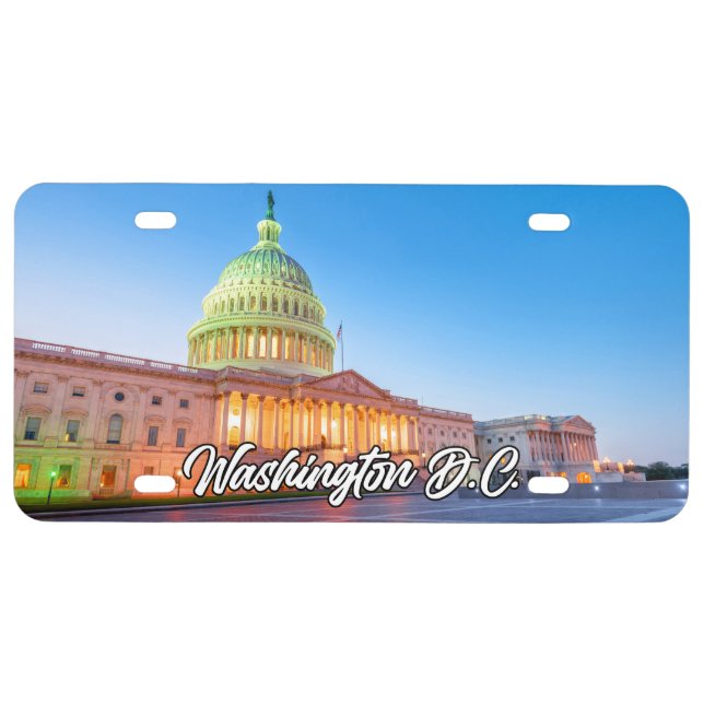 United States Capital Building, Washington, D.C. License Plate (Front)