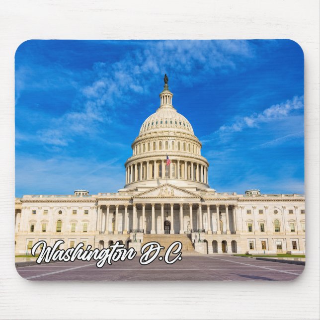 United States Capital Building, Washington, D.C. Mouse Pad (Front)
