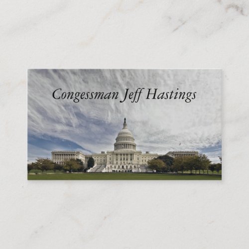 United States Capital Business Card Template