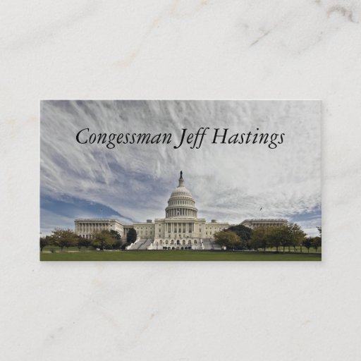 Customizable United States Capital Business Card Template