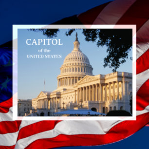 United States Capitol, Sunrise Celebrate 250 Postcard