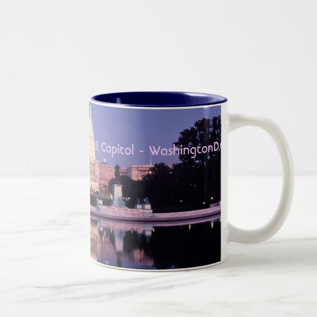 United States Capitol Two-Tone Coffee Mug (Right)