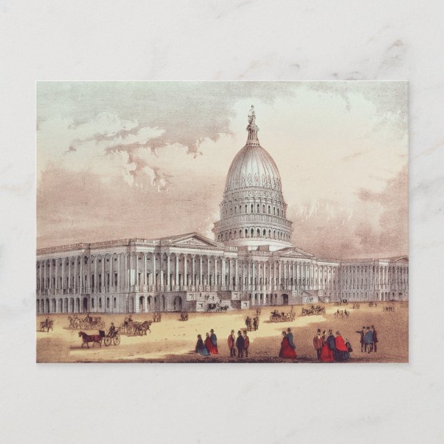 United States Capitol, Washington D.C. Postcard (Front)