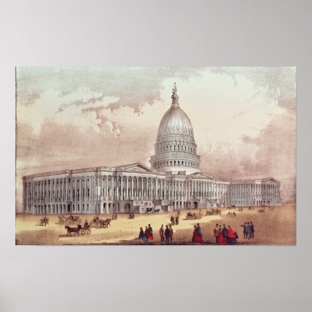 United States Capitol, Washington D.C. Poster (Front)