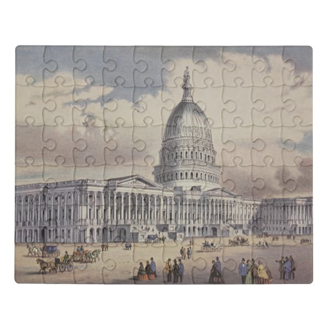 United States Capitol Washinton DC Jigsaw Puzzle (Puzzle Horizontal)