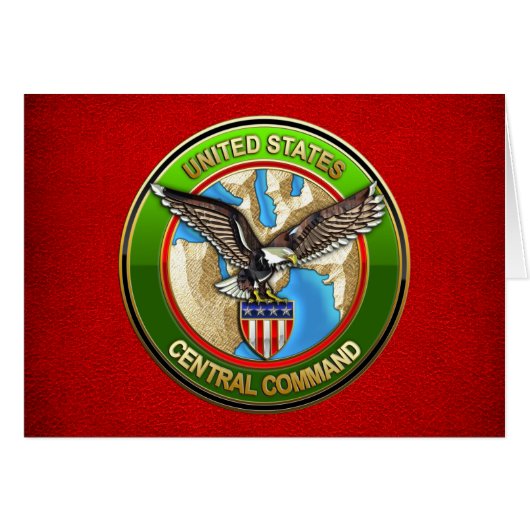 United States Central Command Cards (Front Horizontal)