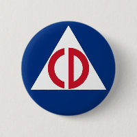 United States Civil Defense Logo Vintage Symbol