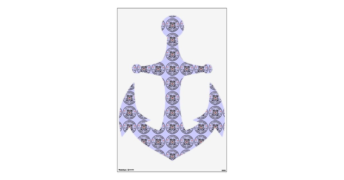 United States Coast Guard Anchor Wall Decal