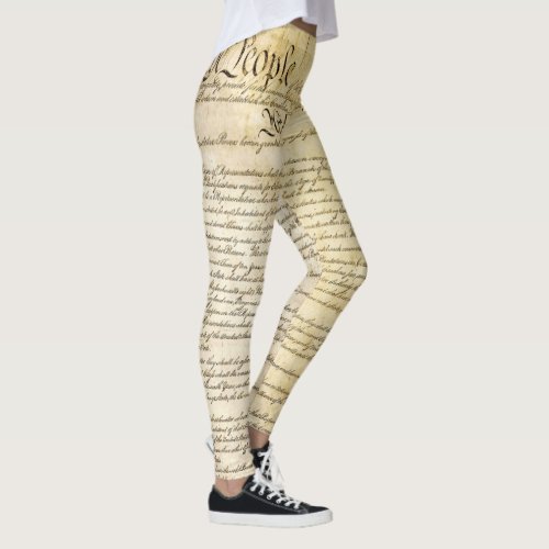 United States Constitution Leggings - United States Constitution leggings.