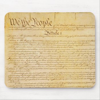 United States Constitution Mousepad by s_and_c at Zazzle