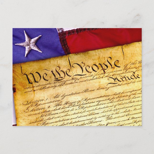 United States Constitution Postcard (Front)