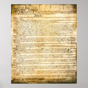 UNITED STATES CONSTITUTION POSTER