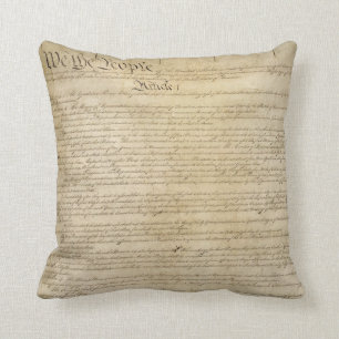 United States Constitution Throw Pillow