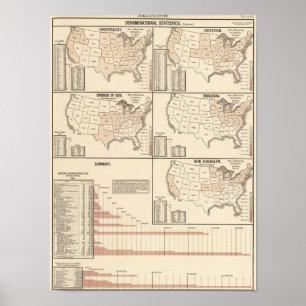 United States denominational statistics Poster