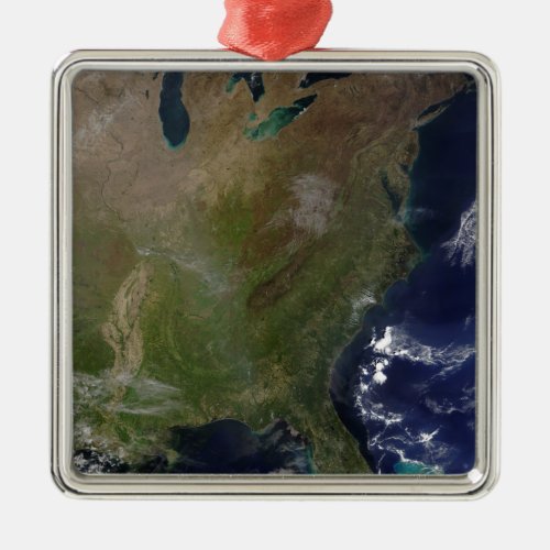 United States East Coast 2 Metal Ornament