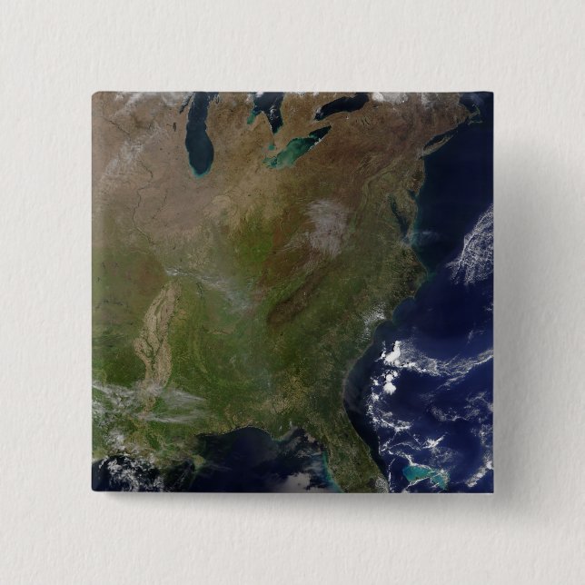 United States East Coast 2 Pinback Button (Front)