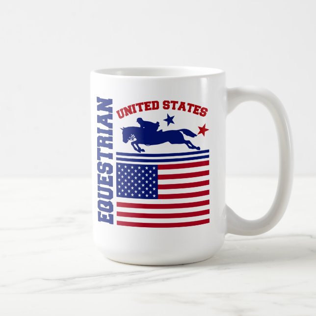 United States Equestrian Coffee Mug (Right)